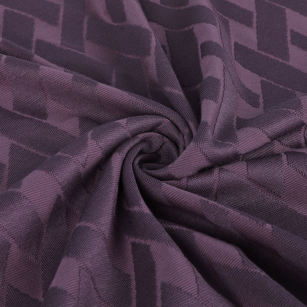 jacquard loop ที่เป็นมิตรกับสิ่งแวดล้อมถ่ายโอนสัมผัส 10/90 ผ้าฝ้ายผ้าไหมมัลเบอร์รี่