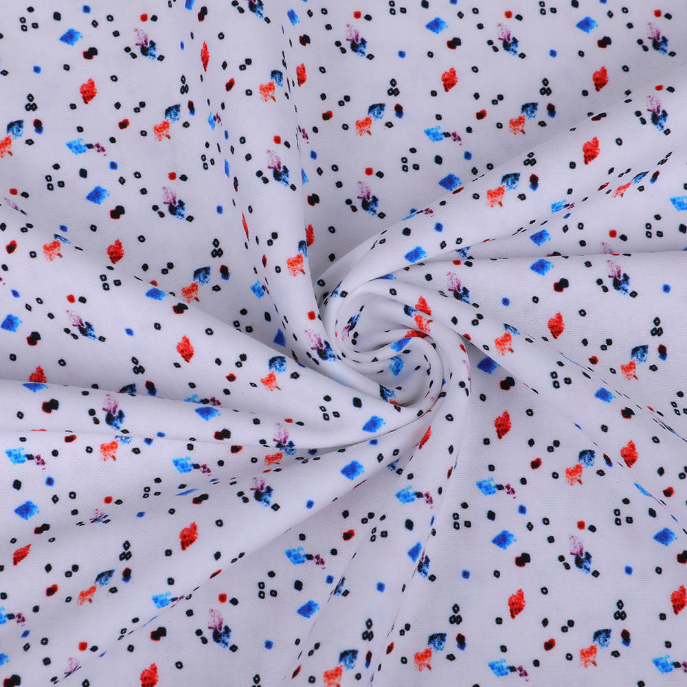 การพิมพ์ดิจิตอลแบบยืดระบายอากาศได้ง่าย LA Liquid Ammonia Interlock Fabric เหมาะสำหรับเสื้อยืด