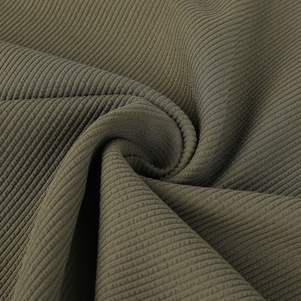 double jacquard ง่ายต่อการทำความสะอาดง่ายการดูแลโพลีเอสเตอร์สปอร์ตพักผ่อน